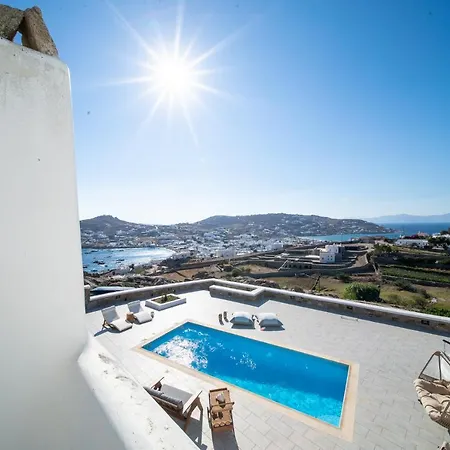 Villa Lydia 4 Bed With Pool In Psarrou Ag Lazaros Mykonos Town Exterior photo