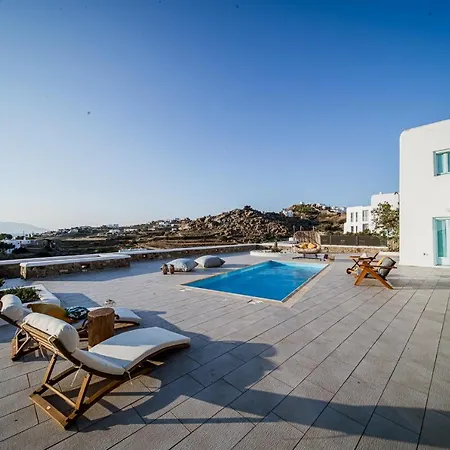 Villa Lydia 4 Bed With Pool In Psarrou Ag Lazaros Mykonos Town Exterior photo